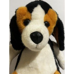 Liberty Toys Vintage 1999 Beagle Plush Puppy Dog 16” Stuffed Animal Black Brown